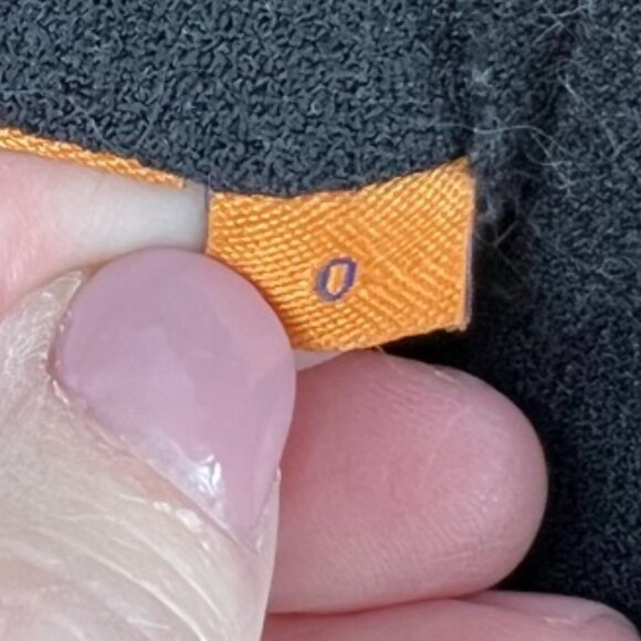 ✅ Tory Burch LBD Brooklyn Dress Sz 0 Wool Blend Lined BLACK - Picture 5 of 7